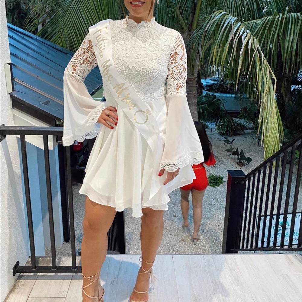 White Bridal lace dress